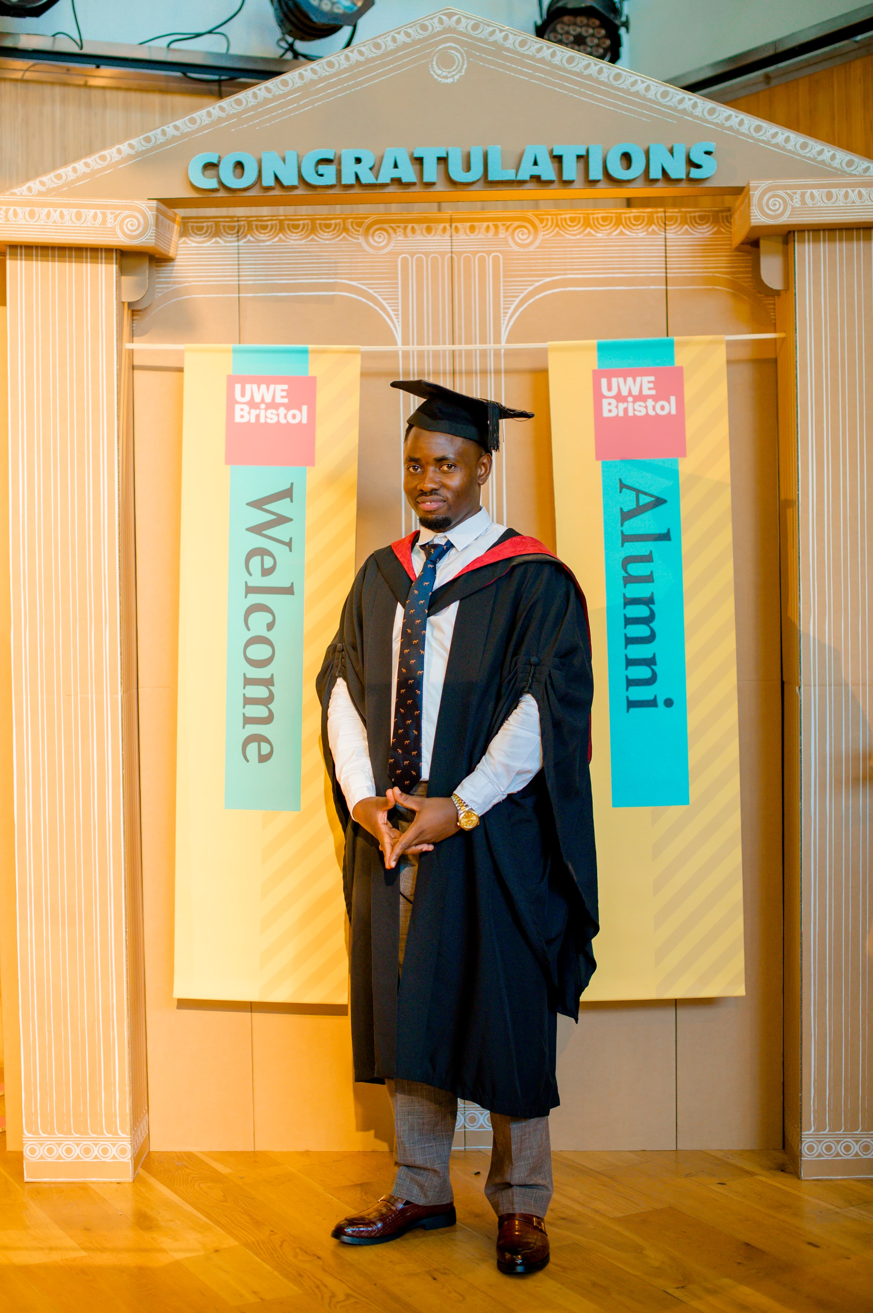 Young Leader Sadock John graduates from UWE