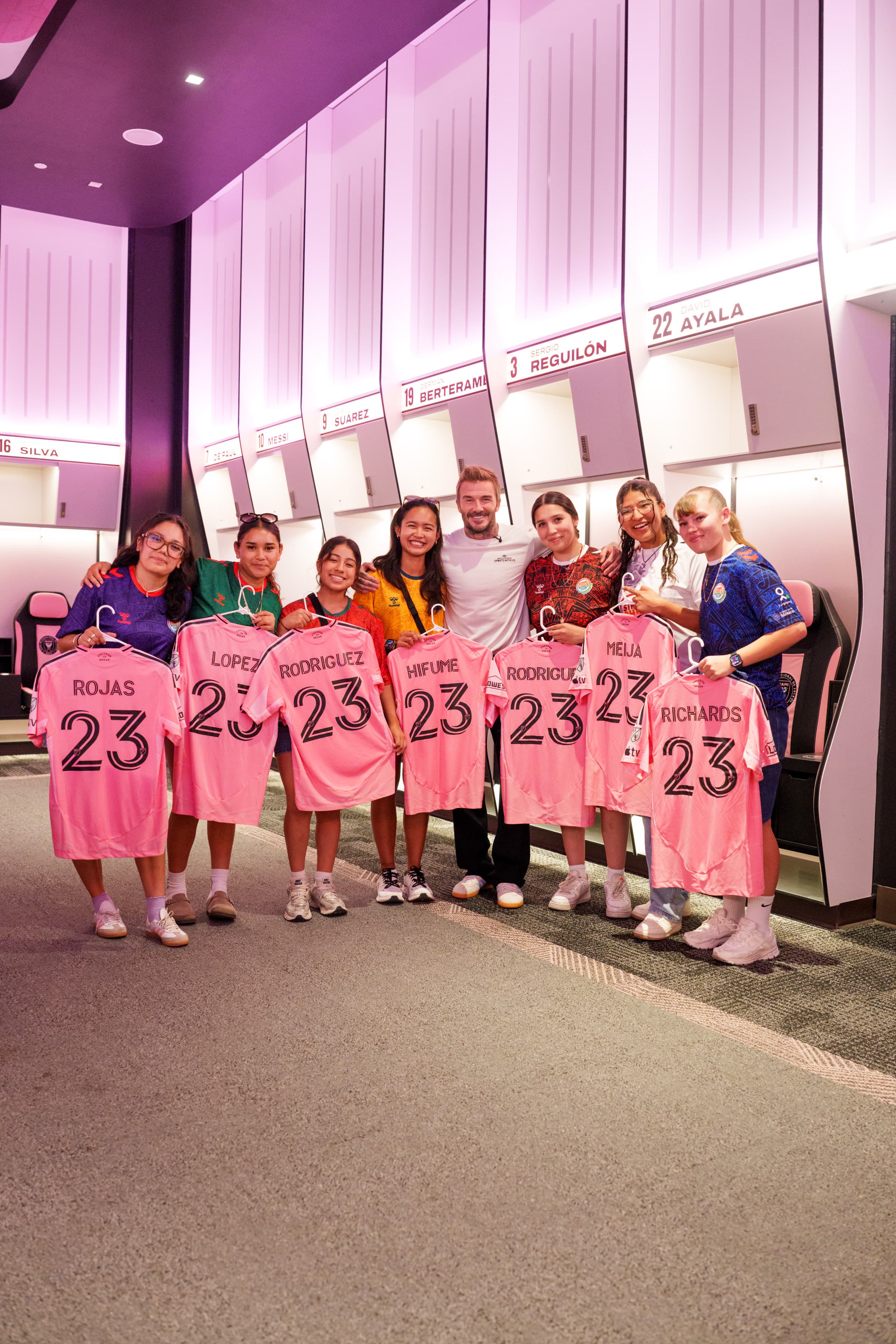 Young Leaders meet Sir David Beckham at Inter Miami